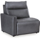 ModZ Power Reclining Sectional Loveseat with Audio Console