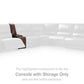 DeepWakes Reclining Sectional with Storage Console