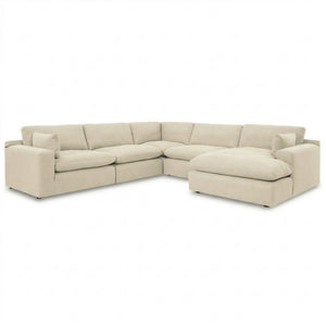 Siena Cloud 5-Piece Sectional with Chaise