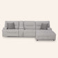 Acklen Place 3-Piece Power Reclining Sectional with right-arm facing chaise and console