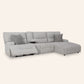 Acklen Place 3-Piece Power Reclining Sectional with chaise and console, recliner open