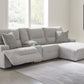 Acklen Place 3-Piece Sectional with chaise and console in a living room