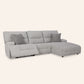 Acklen Place 3-Piece Power Reclining Sectional with right-arm facing chaise, recliner open