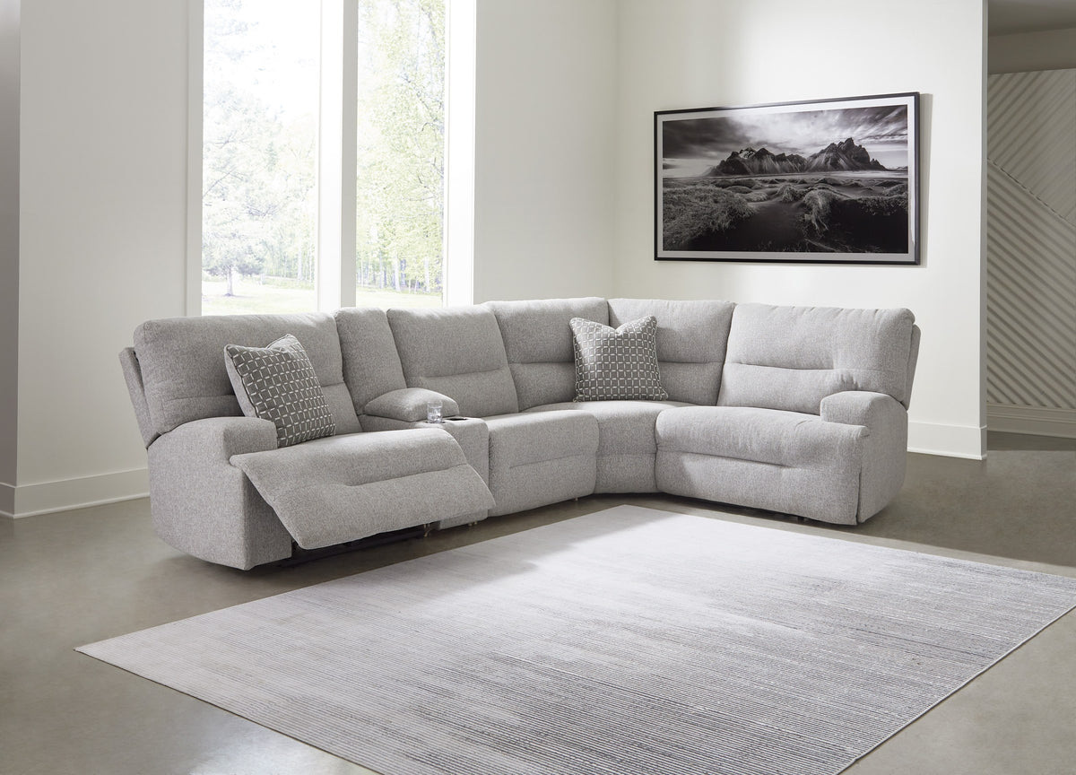 Acklen Place 4-Piece Sectional with console in a living room