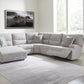 Acklen Place 5-Piece Sectional with left-arm facing chaise in a living room
