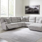 Acklen Place 5-Piece Sectional with right-arm facing chaise in a living room