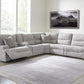 Acklen Place 5-Piece Sectional with console in a living room
