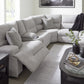 Acklen Place power reclining sectional with chaise, lifestyle