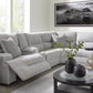 Acklen Place power reclining sectional, lifestyle