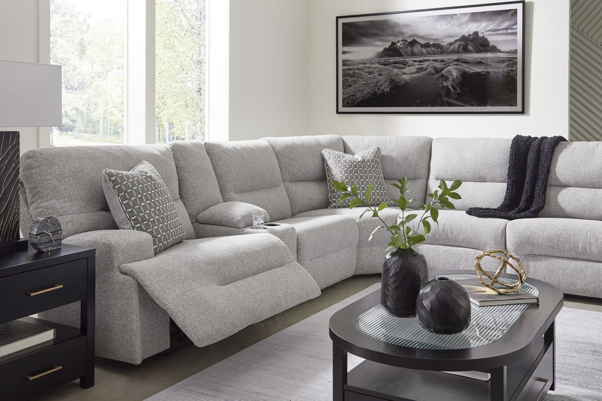Acklen Place power reclining sectional, lifestyle