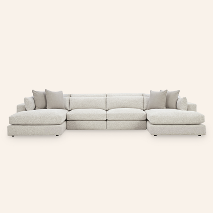 Alcott 4-Piece Double Chaise Sectional