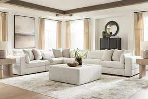 Alcott 6-Piece Sectional w/ Oversized Ottoman