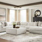 Alcott 6-Piece Sectional with Chaise + Oversized Ottoman