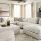 Alcott 6-Piece Sectional with Chaise + Oversized Ottoman