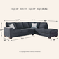 Ashford 2-Piece Sectional with Chaise