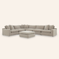 Bellamy 6-Piece Sectional w/Oversized Ottoman