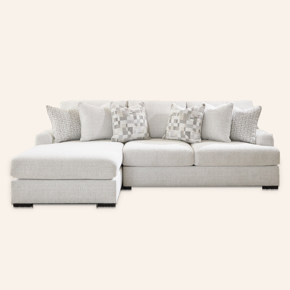 Branchwood 2-Piece Sectional with Chaise, left-arm facing chaise