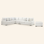 Branchwood 4-Piece Sectional with oversized ottoman