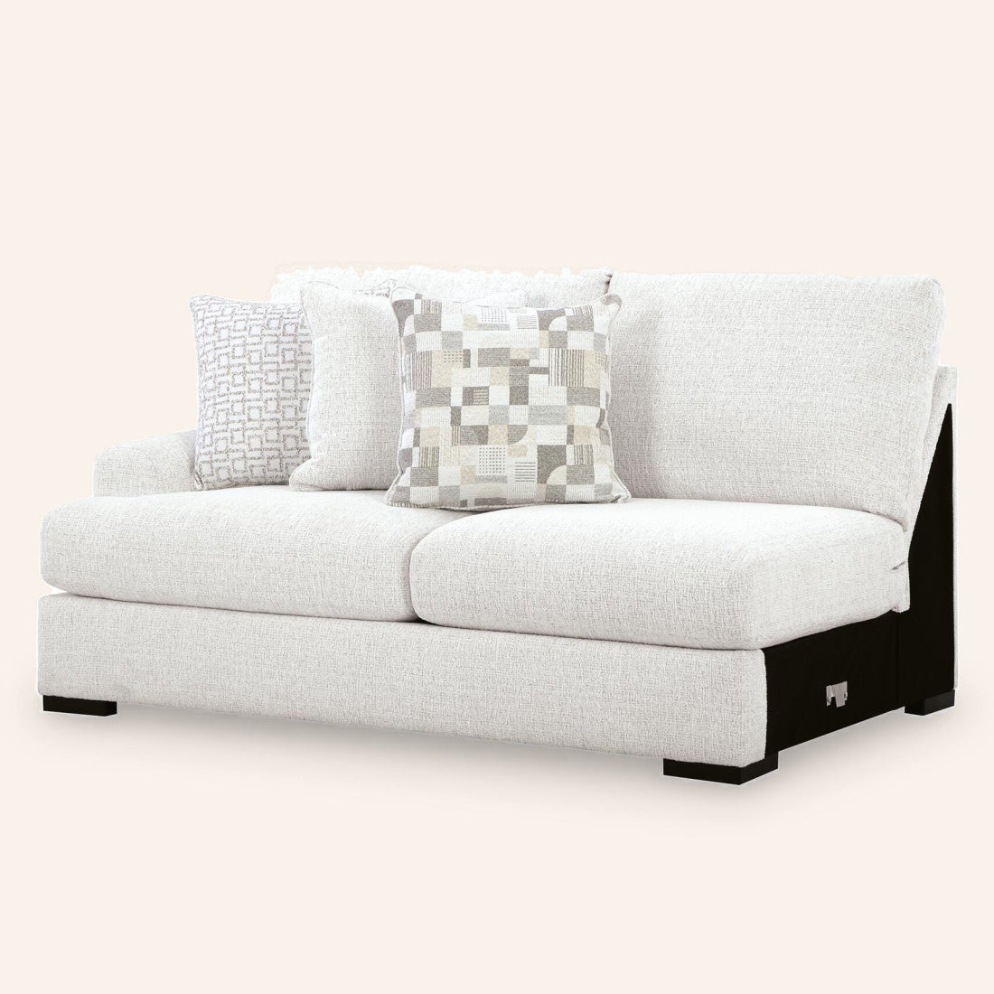 Branchwood left-arm facing loveseat, alternate angle