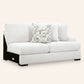 Branchwood right-arm facing loveseat, alternate angle