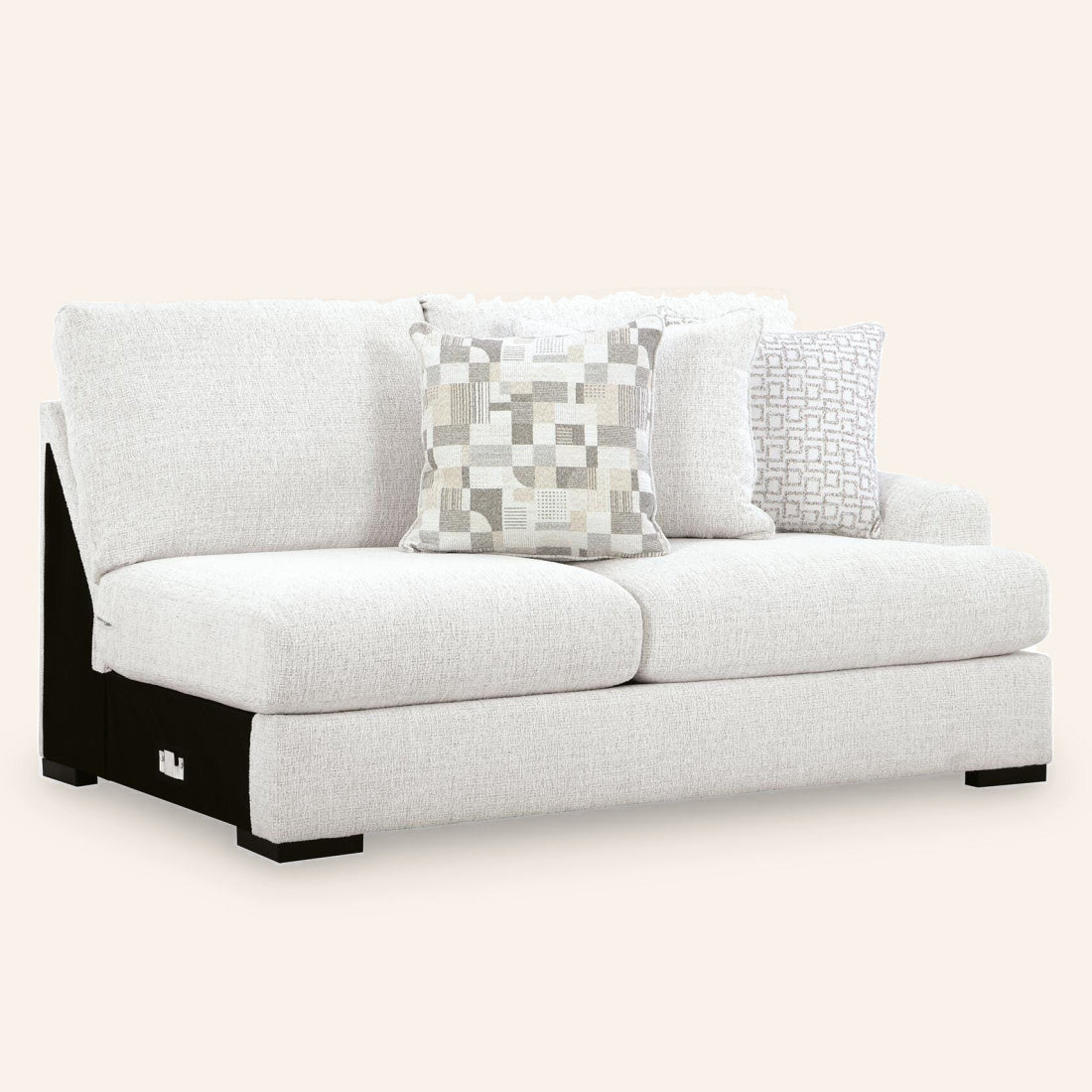 Branchwood right-arm facing loveseat, alternate angle