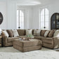 Pleasant Ridge 5-Piece Sectional w/ Storage Ottoman