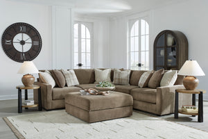 Pleasant Ridge 5-Piece Sectional w/ Storage Ottoman