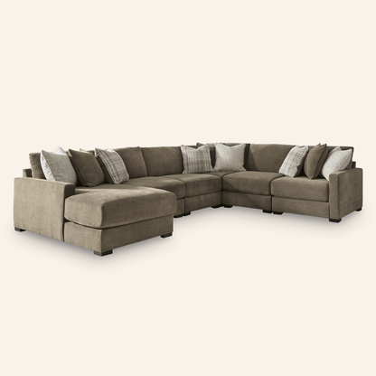 Pleasant Ridge 7-Piece U-Shaped Sectional with Chaise