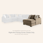 Pleasant Ridge 4-Piece Double Chaise Sectional