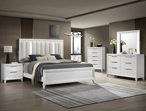 Crown Mark Furniture Cressida 6 Drawer Dresser in White image