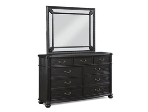 Crown Mark Furniture Kingsbury 9 Drawer Dresser in Black image