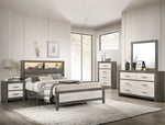Crown Mark Furniture Rhett Dresser Mirror in Gray image