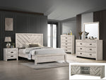 Crown Mark Furniture Valor Dresser Mirror in Gray image