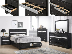 Crown Mark Regata Chest in Black image