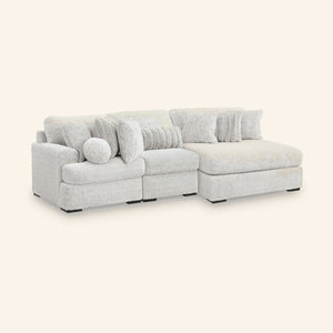 Cuddle Plush Sectional with Chaise