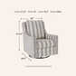 Delaney Swivel Glider Accent Chair