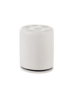 Morgan Round Swivel Stool White