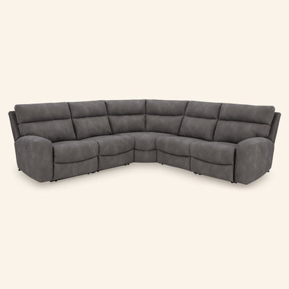 Next-Gen DuraPella 5-Piece Performance Fabric Power Reclining Sectional