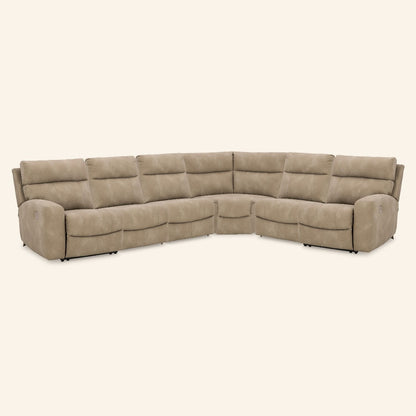 Next-Gen DuraPella 6-Piece Performance Fabric Power Reclining Sectional