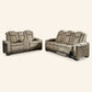 Next-Gen DuraPella Performance Fabric Power Reclining Sofa and Loveseat