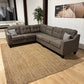 Brown 4-Piece Sectional Sofa