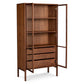 ARTICLE Mysen 35.5" Glass Cabinet - Walnut