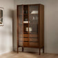 ARTICLE Mysen 35.5" Glass Cabinet - Walnut