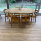 ARTICLE Heidi 48" - 67.75" Extendable Round Dining Table + Chairs