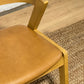 MCM Leather Dining Chairs by Article