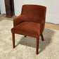 ARTICLE Harris Velvet Dining Armchair - Hale Rust