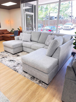*Brand New* Light Gray Double Chaise Sectional