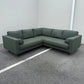 ARTICLE Sven 91" Tufted Corner Sectional - Green Wool Bouclé