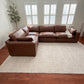 Leather Cloud 4-Piece Sectional