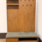 ARTICLE Kouva 47" Bench and Wall Panel Storage Set - Smoked Oak and Algonquin Green